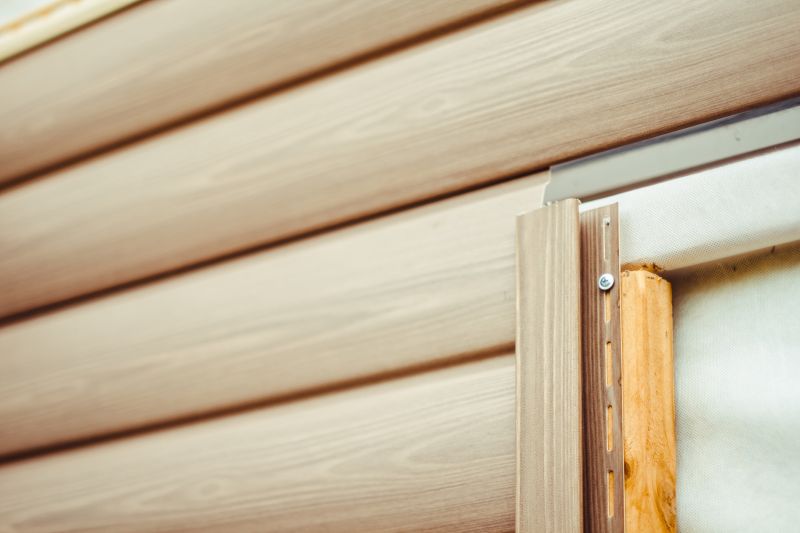 Close-up of Vinyl Siding Fastening